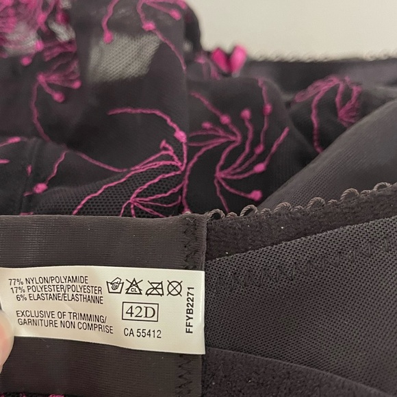 Fit fully yours purple lace bra 42d - Picture 3 of 3